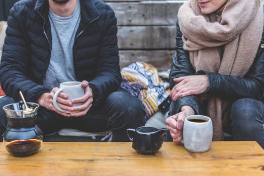 meeting friends for coffee